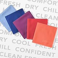 Vista 8 de Toallas de sudor de bolsillo Los pañuelos originales que absorben el sudor Trapos de microfibra de secado rápido para cara, manos y cuerpo