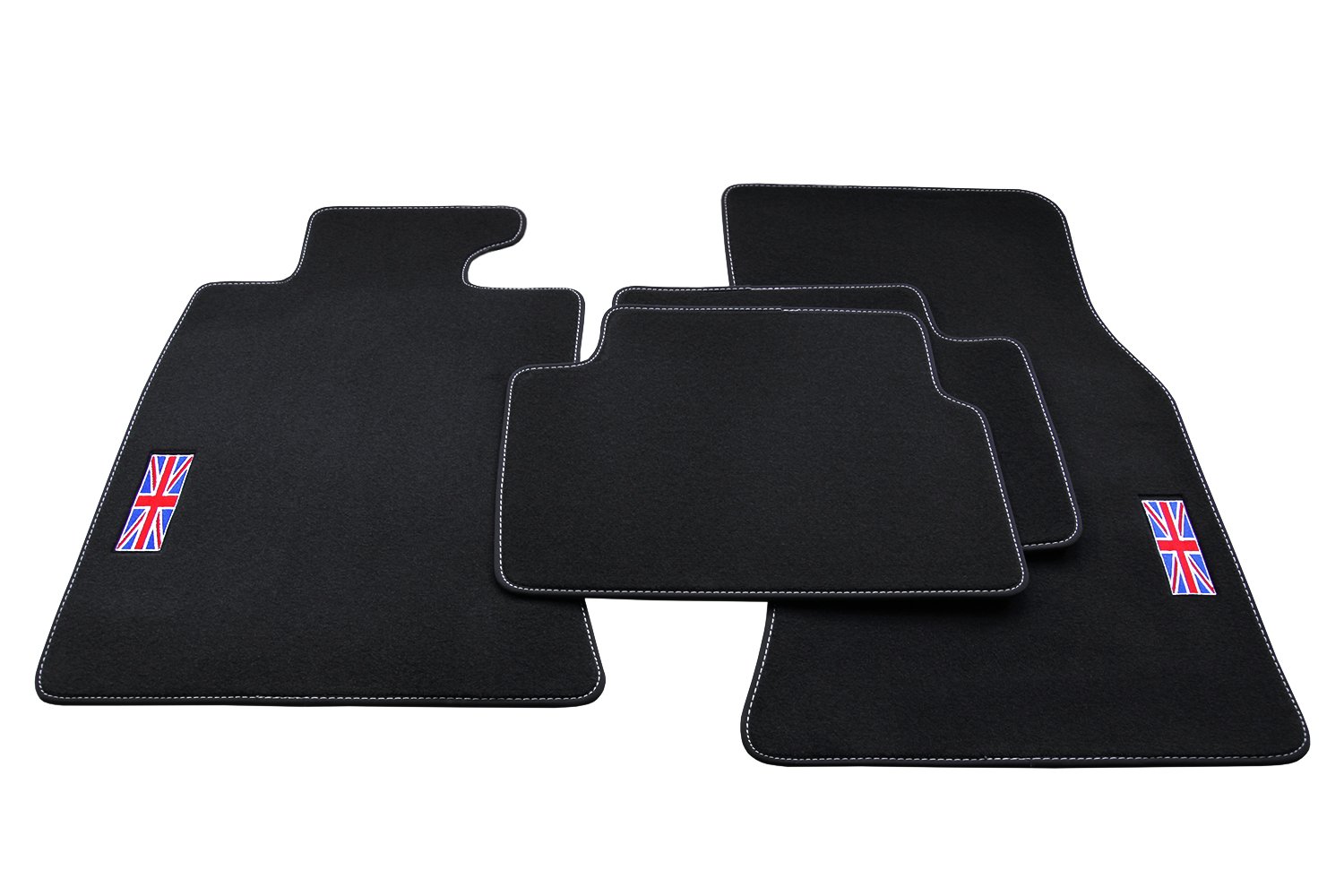 teileplus24 502 Alfombrillas Union Jack para Mini Clubman R55 2007-2014