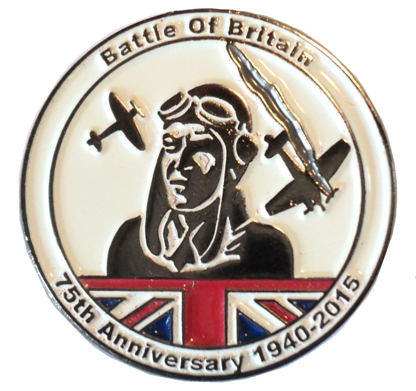 WW2 RAF Battle of Britain 1940-2015 75th Anniversary Metal Enamel Badge