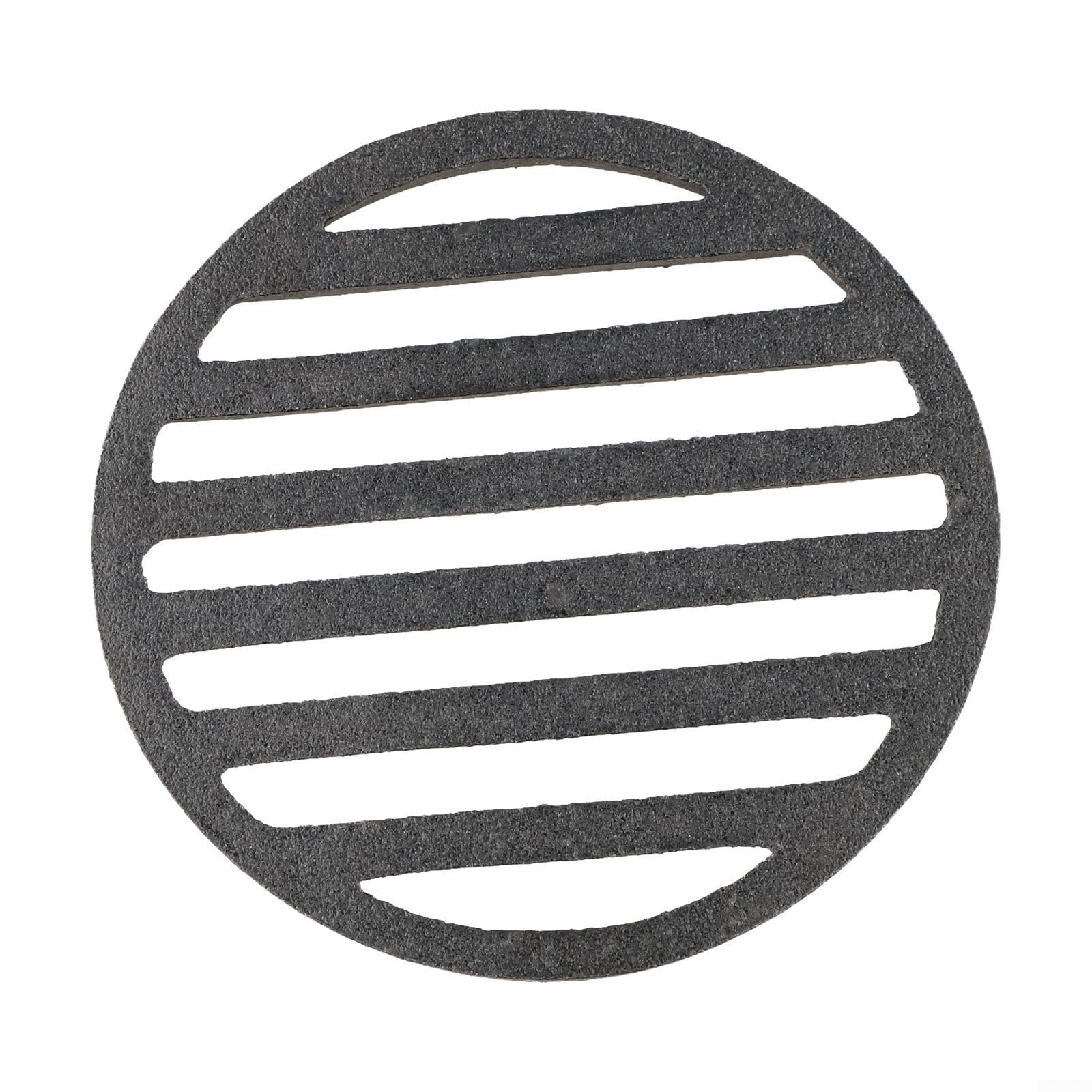 HGCOEYR BBQ Grill Mesh Net, Cast Iron Round Grill Mesh, BBQ Grill Grid For Roasting Meat, 12-25cm(12CM)