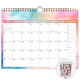 Lbylyhxc Calendar 2025-2026 - Includes July 2025 to December 2026 -18 Monthly Wall Calendar 2026&comma; 11 x 8&period;5 Inches&period;Thick Paper with Julian Dates and Block for New Year and Christmas Presents &lpar;Wall Calendar 2025-2026 Colorful&rpar;