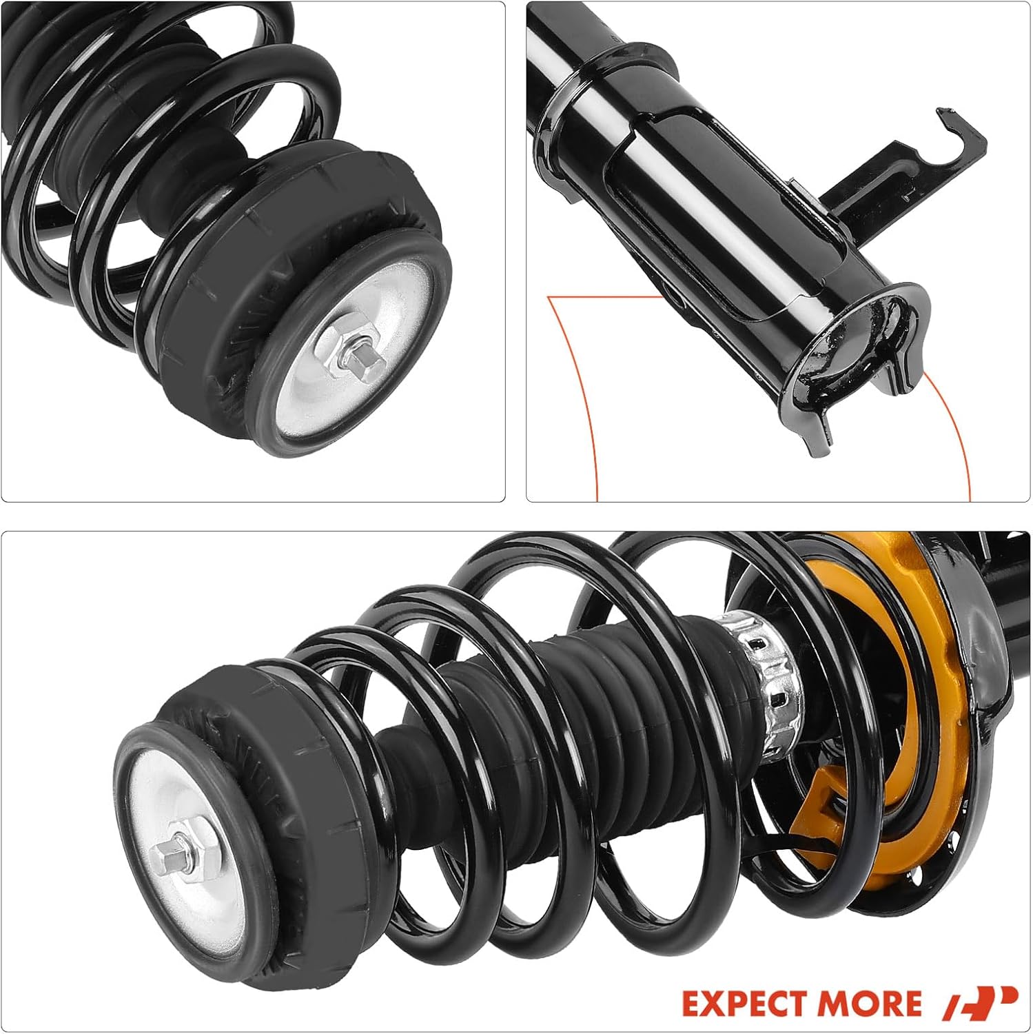 A-Premium Front Complete Strut & Coil Spring Assembly Compatible with Chevrolet Volt 2011 2012