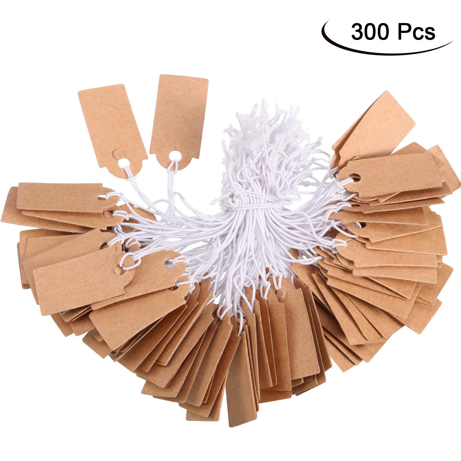 Étiquettes de Marquage Étiquettes de Prix Étiquettes de Prix Vierges Inscriptibles Tags d'Affichage avec Corde de Suspension Éla
