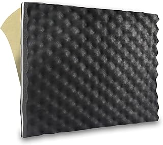 TroyStudio Triple Noise Insulation Sound Proof Foam Panel - 19 X 16 X 0.7 Inches Pack of 1 Self-Adhesive Closed Cell Foam ...