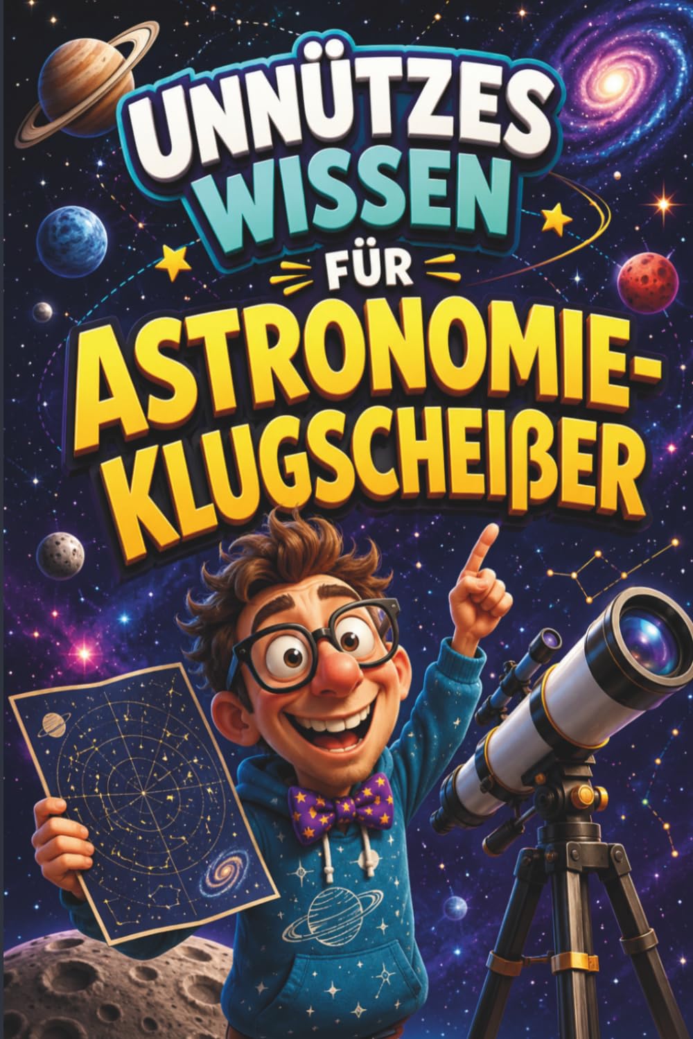 Unnützes Wissen für Astronomie-Klugscheißer: Kuriose & witzige Fakten - Geschenke für Astronomie Fans