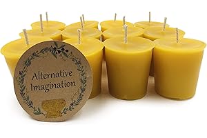 100% Pure Natural Beeswax Votive Candles