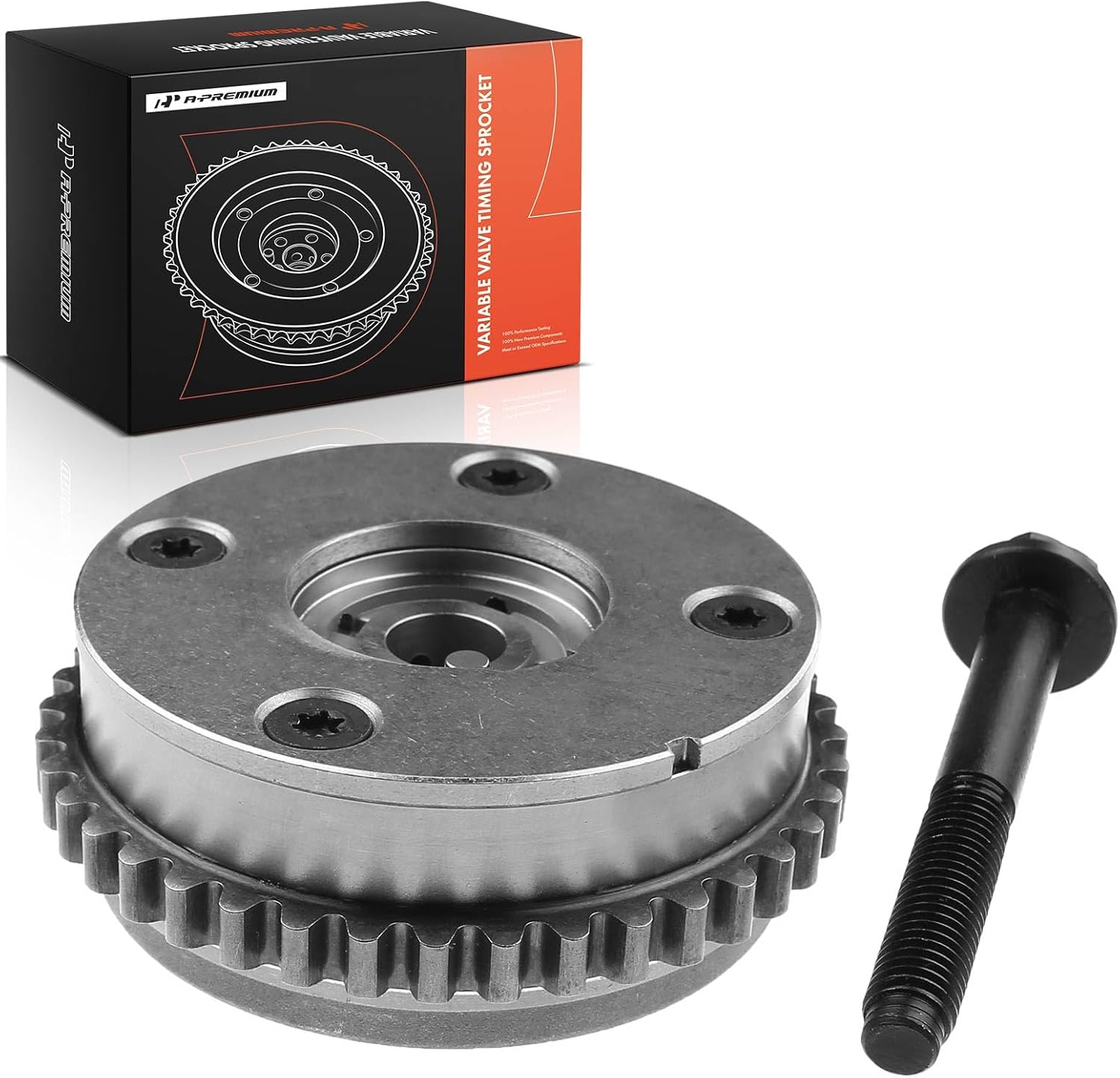 A-Premium Exhaust Variable Valve Timing Sprocket Gear Cam Phaser Compatible with GMC Canyon 2015-2017 Terrain & Chevrolet Camaro Impala & Buick Allure & Cadillac ATS & Pontiac G6 & Saturn Outlook