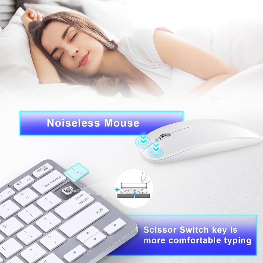 Amazon.com: Wireless Keyboard and Mouse Compatible with iMac