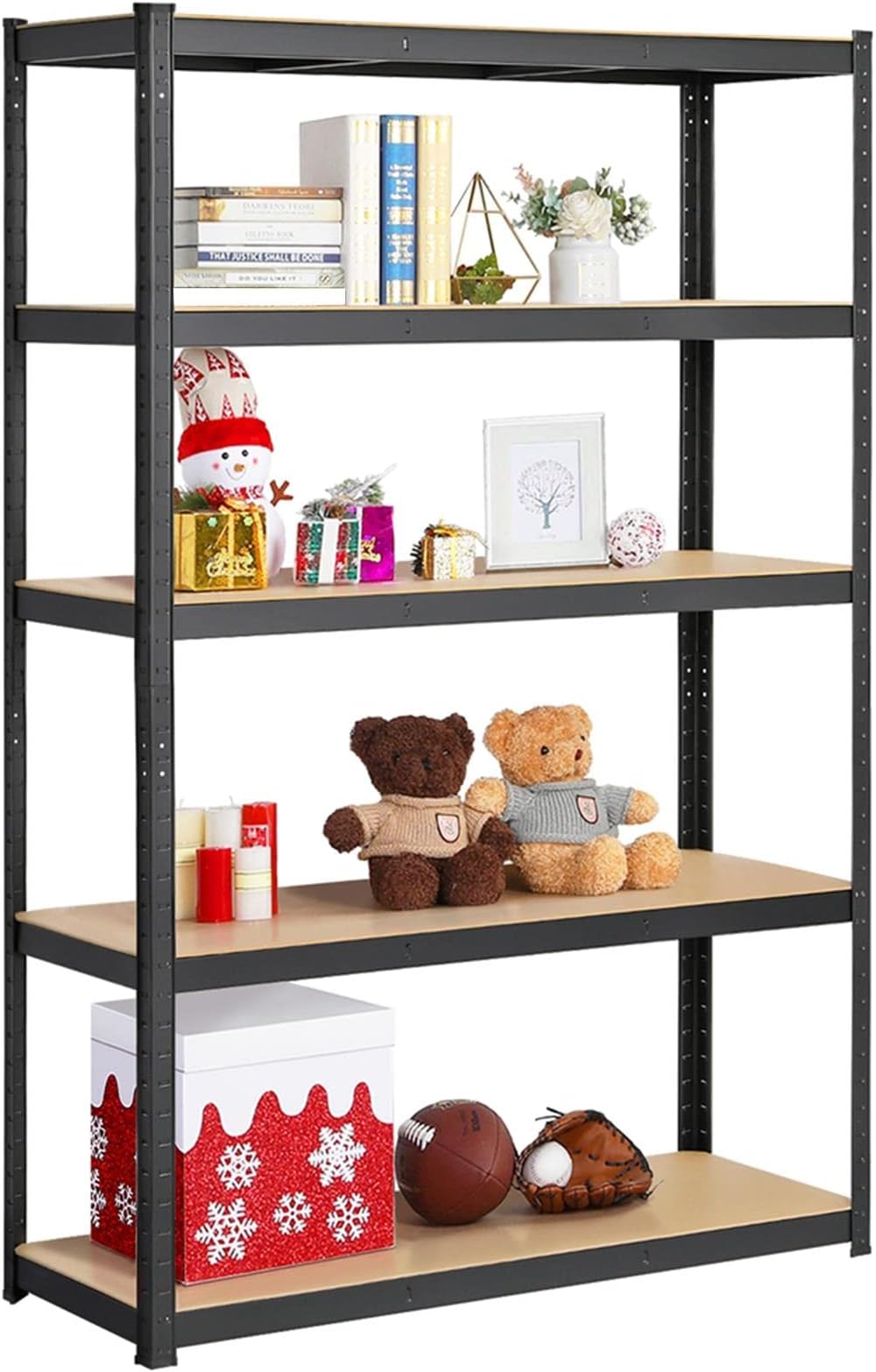 Costoffs Storage Shelves 5-Tier Standing Racking Shelving Units, Heavy