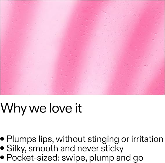 The INKEY List Tripeptide Plumping Lip Balm Pink 10ml | Pink-Tinted, Non-Tingling Care With 6% Tripeptide Complex and Hyaluronic Filling Spheres For Moisture er-Looking Lips