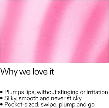The INKEY List Tripeptide Plumping Lip Balm Pink 10ml | Pink-Tinted, Non-Tingling Care With 6% Tripeptide Complex and Hyaluronic Filling Spheres For Moisture er-Looking Lips