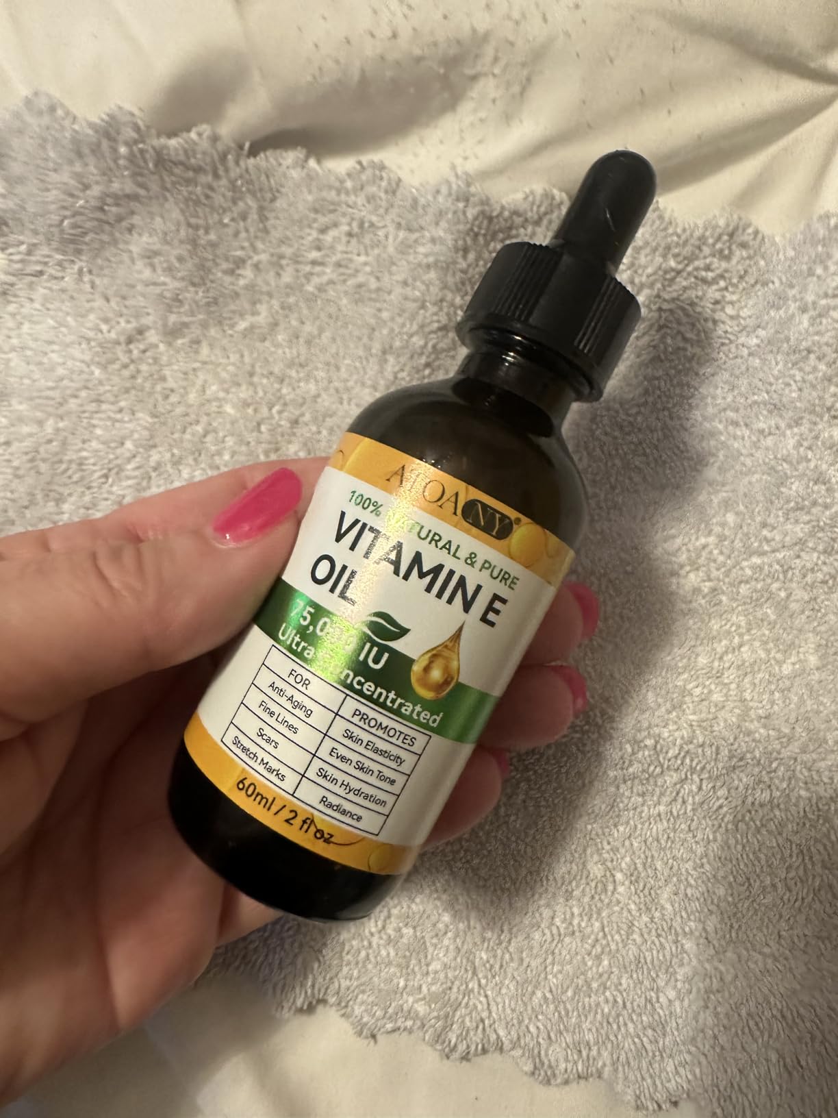 Generic 2PACK Vitamin E Oil, Pure Vitamin E Oil for Skin, Face, Hair & Scars, Vita-min e Oils 75,000 IU, Antioxidant for Dryness, Wrinkles & Stretch Marks, Moisturizing & Firming Skin, Natural Vitamin e oil