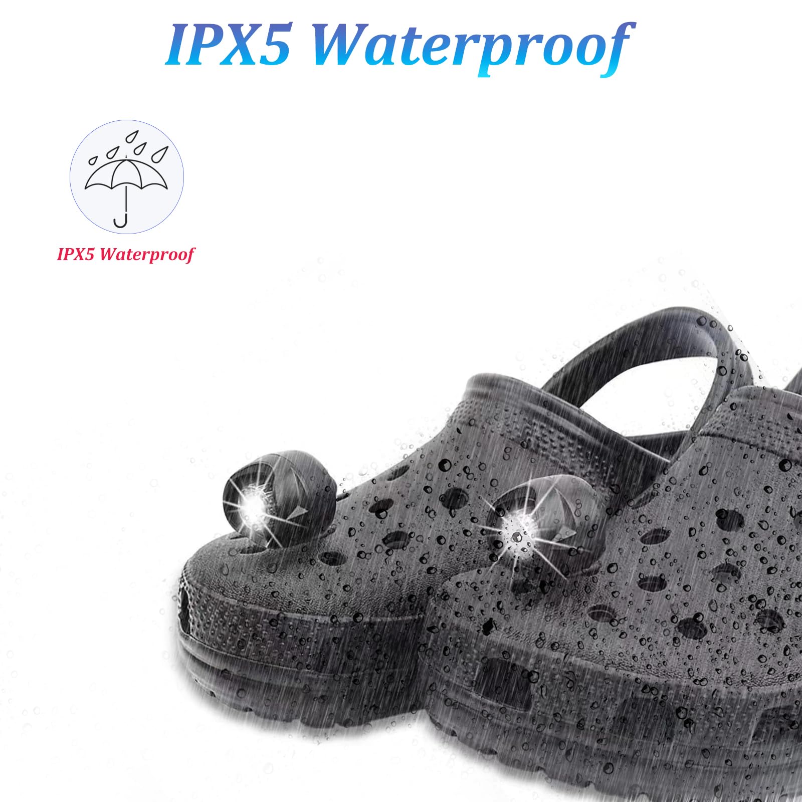Fari Per Croc, Fari Crocs IPX5 Impermeabili Con 3 Modalità Di Luce Fari Per Scarpe Croc Abs Fari A Coccodrillo Luce Led Per Croc Per Passeggiate Con~p119646724