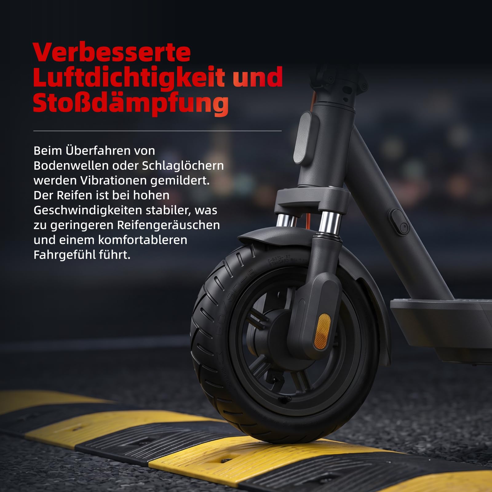 60/90-8 Schlauchloser Reifen für Xiaomi 5 Plus, für Xiaomi 6 Elektroroller, 12 Zoll Tubeless Reifen Zubehör Explosionsgeschützte Verdickte Straßenreifen Ersatzräder (2 Stück)