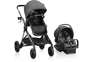 Evenflo Pivot Xpand Modular Travel System with LiteMax Infant Car Seat