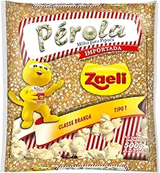 Milho Para Pipoca Zaeli Pérola 500g