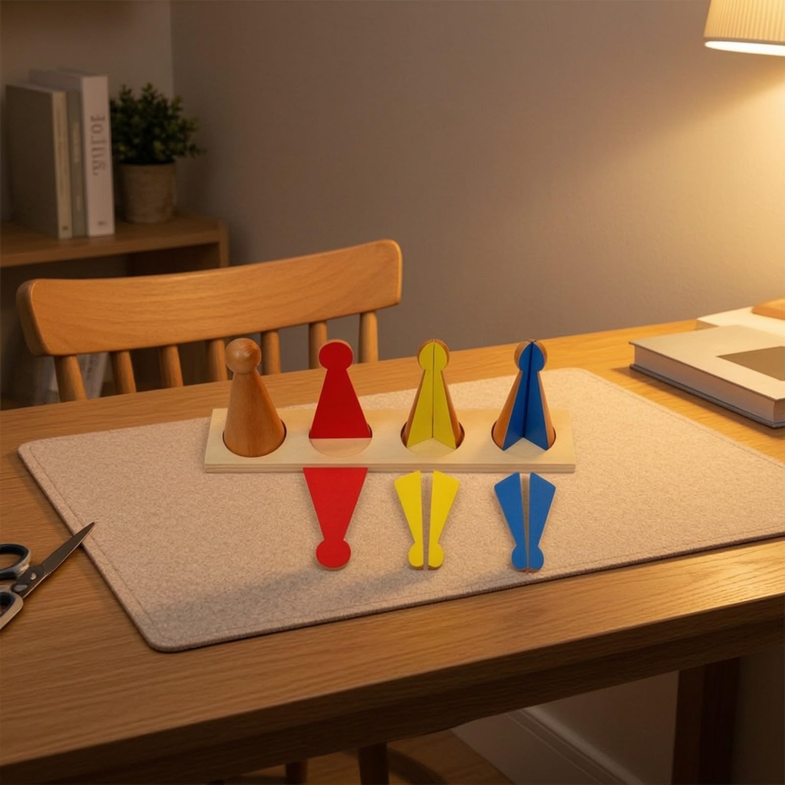 Amagogo Ayuda Enseñanza Fracciones Child-Centered con Las Material Didáctico Juguete Educativo para Familias Que Educan en Casa