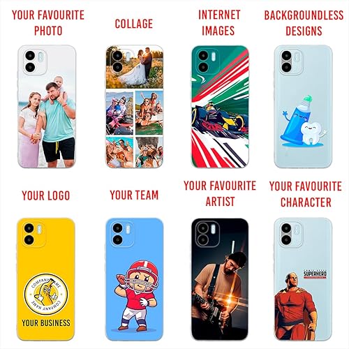 Miniatura 2 de Funda para Xiaomi Redmi A2 personalizada con tu foto o imagen favorita, Protector para Xiaomi Redmi A2 Imagen Personalizable, Funda para Xiaomi