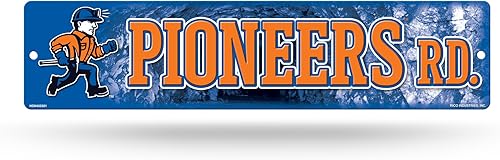 Vista 359 de Rico Industries Letrero de plástico de la NCAA de plástico de 4 x 16 pulgadas Alternativo