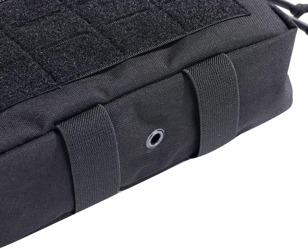 EXCELLENT ELITE SPANKER Tactical Molle Admin Pouch for Tactical Vest Chest Waist Pack Utility Tool Pouch Tactical EDC Bag(Blcak) : Sports & Outdoors