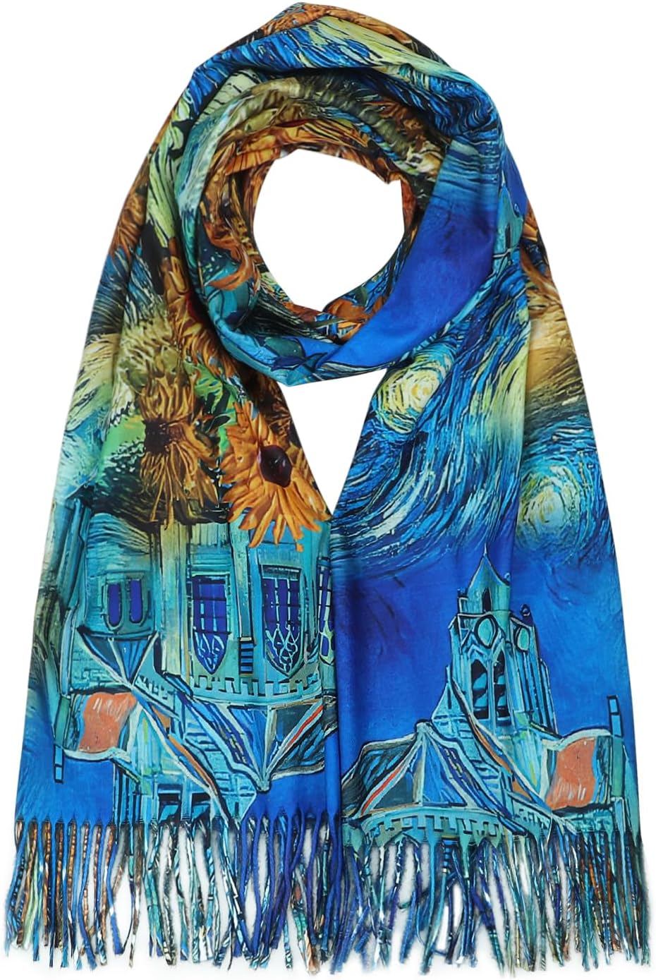 RIIQIICHY Scarfs for Women Fall Winter Scarves Pashmina Shawls and Wraps for Evening Dresses
