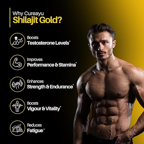 Miniatura 3 de Shilajit Gold Cápsulas  10000 mg Shilajit puro del Himalaya para hombres y mujeres con musli, ashwagandha y gokhru seguro (blanco), apoyo de