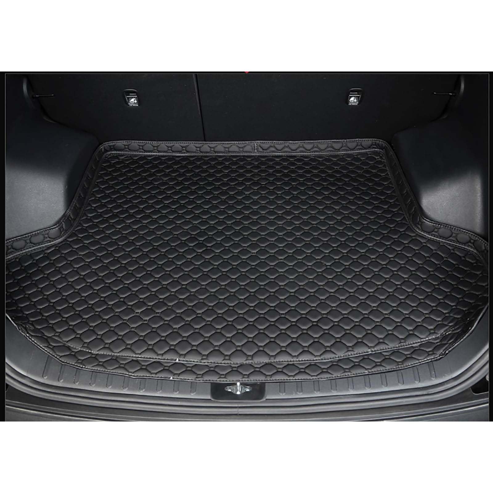 GPWDIEJB Car Boot Liner, for Hyundai Bayon Getz Ioniq IONIQ 5 Kona Santa FE Waterproof Heavy Duty Boot Mat Anti-Slip Rear Trunk Liner All Weather Cargo Protector Tray,A
