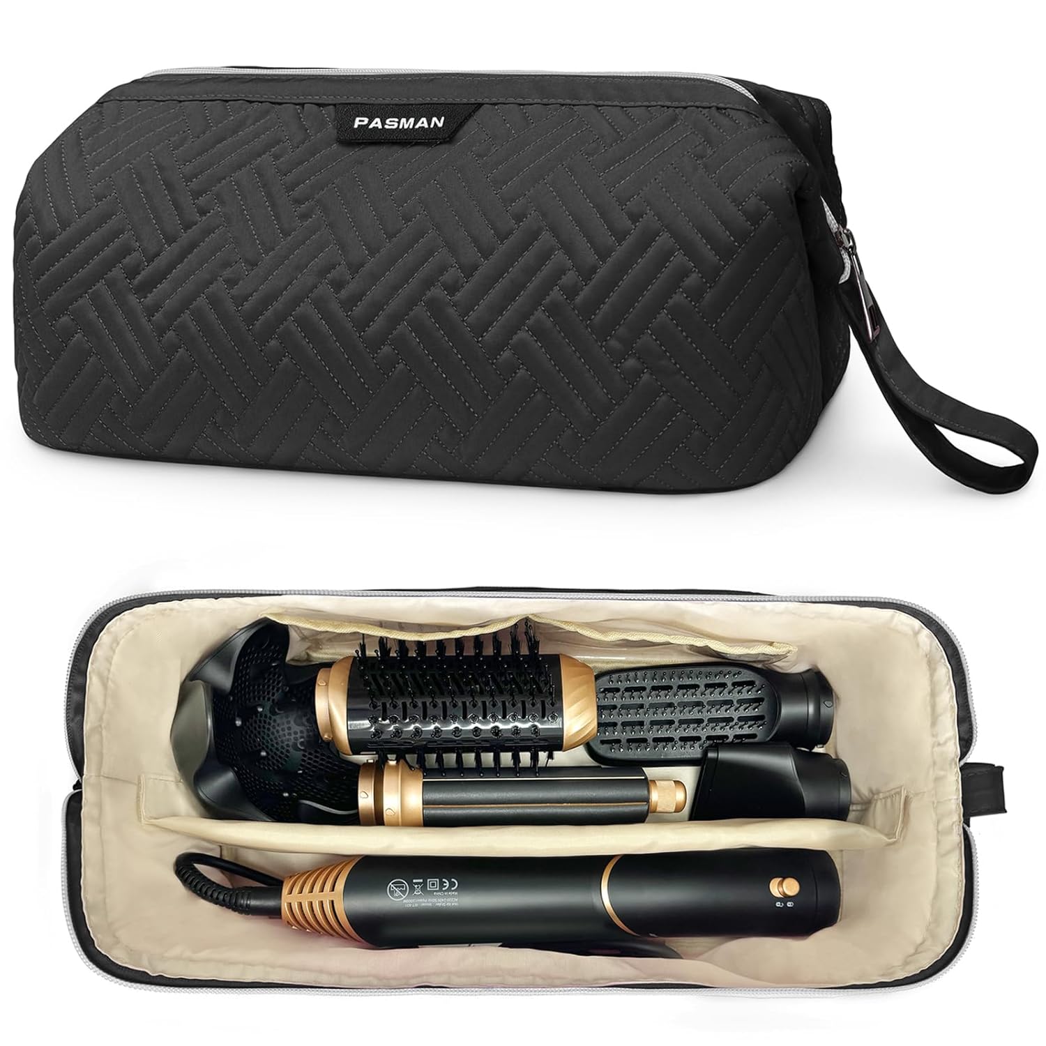 Shark Flex Style Case,Hair Tools Travel Organizer, Holds FlexFusion Attachments, Blow Dryer, Curling Iron, Styling Tools (Black) Shark Flex Style Case,Hair Tools Travel Organizer, Holds FlexFusion Attachments, Blow Dryer, Curling Iron, Styling Tools (Black)