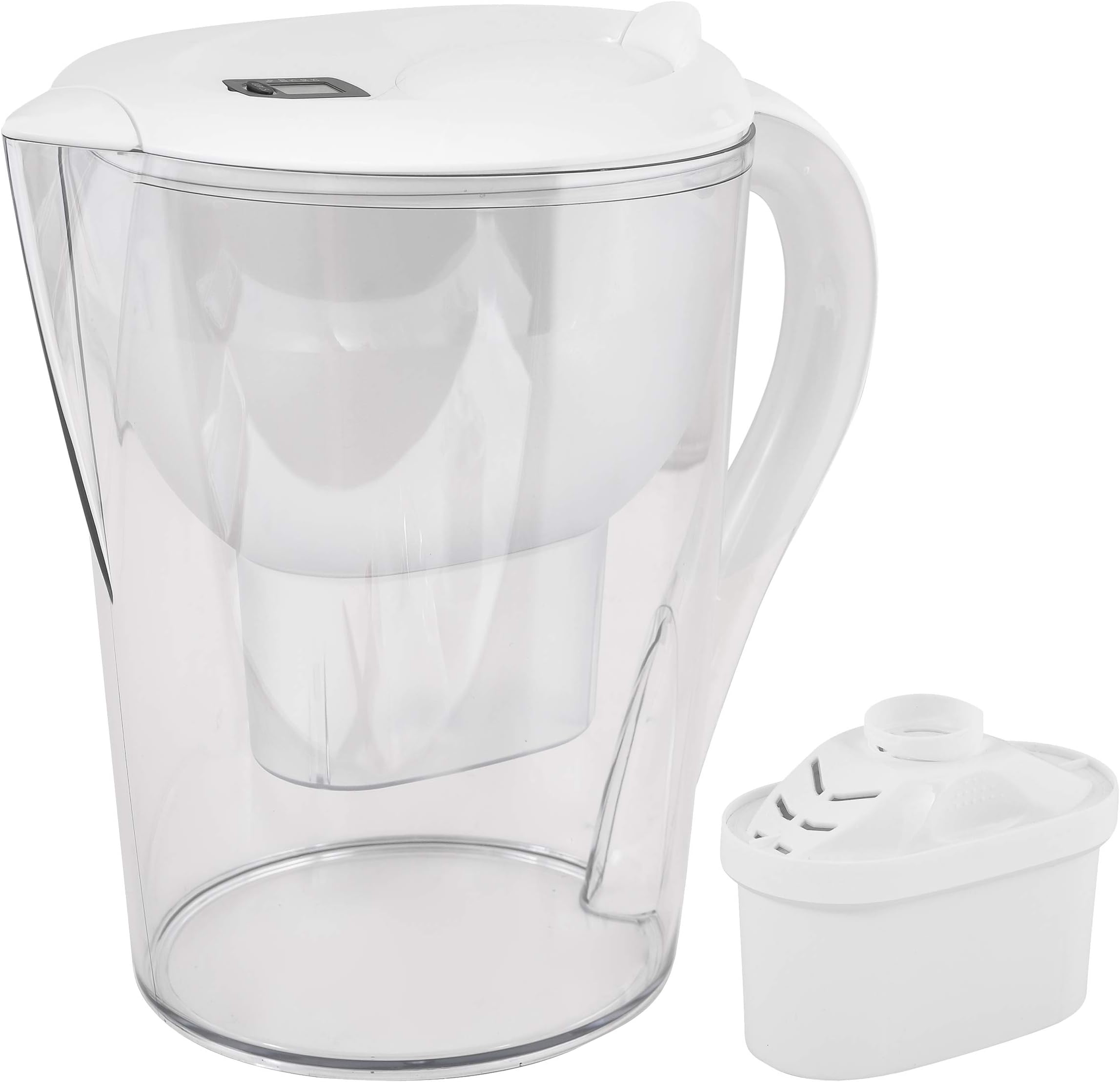 Ionized Alkaline Water Pitcher Filter & Purifier (3.5L) | Premium BPA Free Reservoir Dispenser to Filter Tap Water for Toxins, Minerals, Metals & Dirt | Refreshing Clean PH Balanced Drinking Water