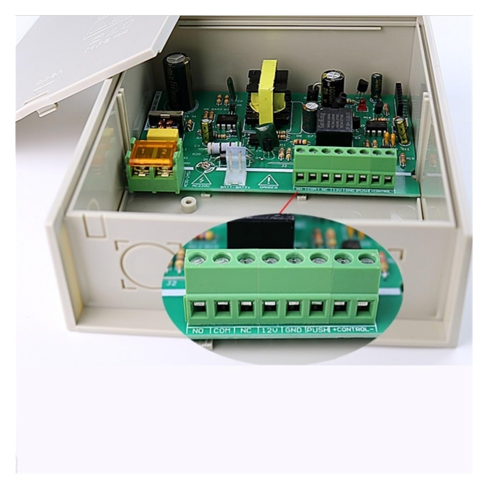 Motorisation Portail Coulissant, Alimentation CA 2A/3A avec batterie de secours Alimentation du système de contrôle d'accès de la carte d'inteace(12V 5A)
