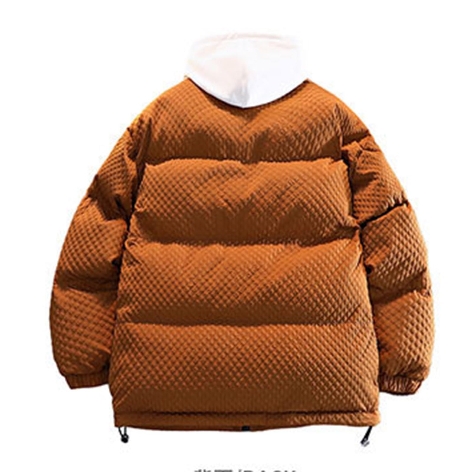Generisch Herren Winterjacke mit Kapuze, lockere Steppjacke, Shuai, warm, für Paare, alles