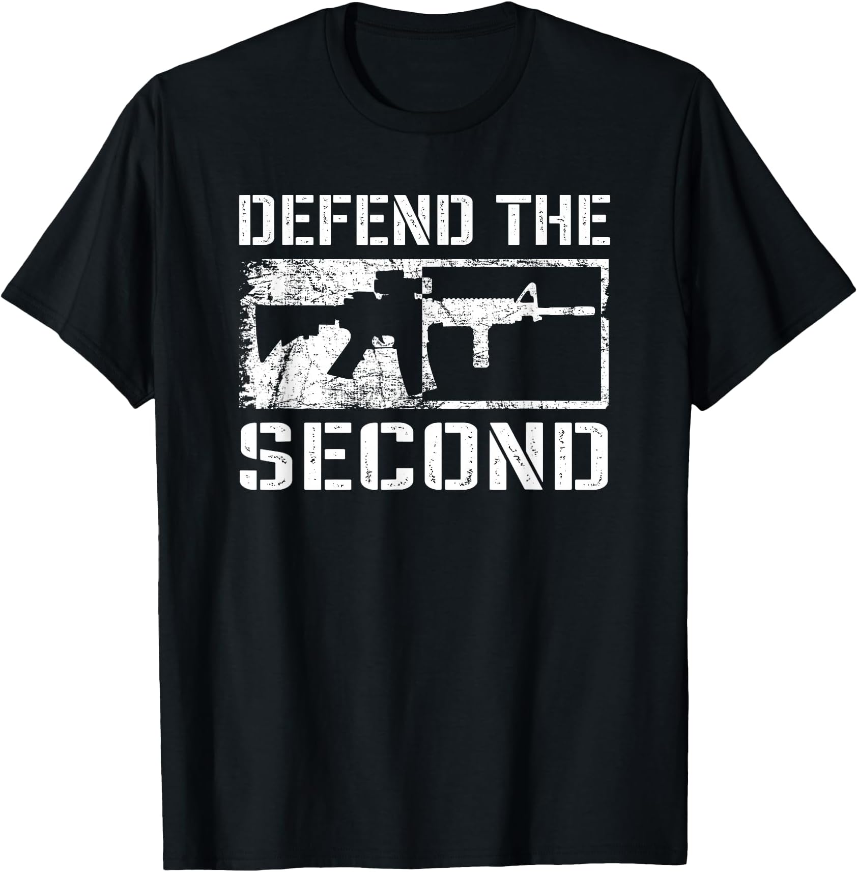 Defend The Second Amendment - Pro Gun Rights 2A AR15 Rifle T-Shirt