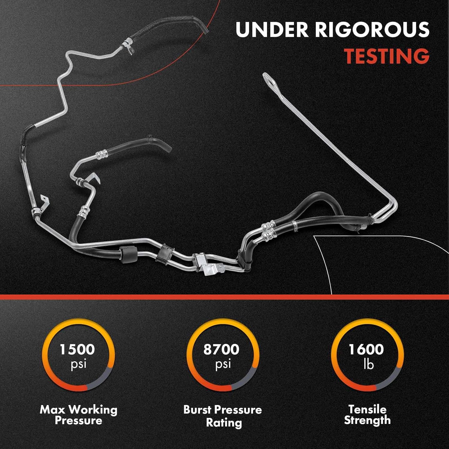 A-Premium Power Steering Hose Return Hose Line Assembly Compatible with Chrysler 200 2013-2014 & Dodge Avenger 2012-2014, Cooler Tube, Replace# 68081024AH