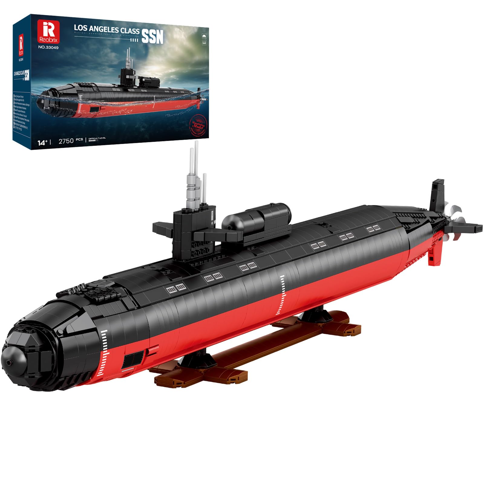 Amazon.com: Reobrix Nuclear Submarine Building Sets for Adults, 1