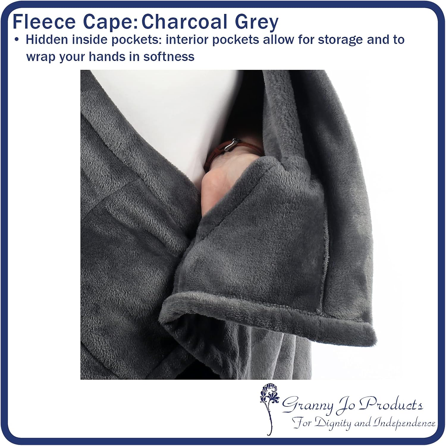 Granny Jo Products Fleece Cape - Image 5