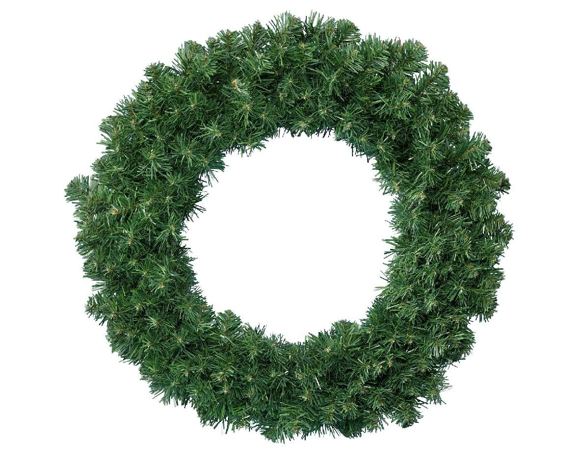 Kaemingk 680456 Imperial Pine Wreath, Soft PVC Needles, Indoor Use, Diameter 90 cm
