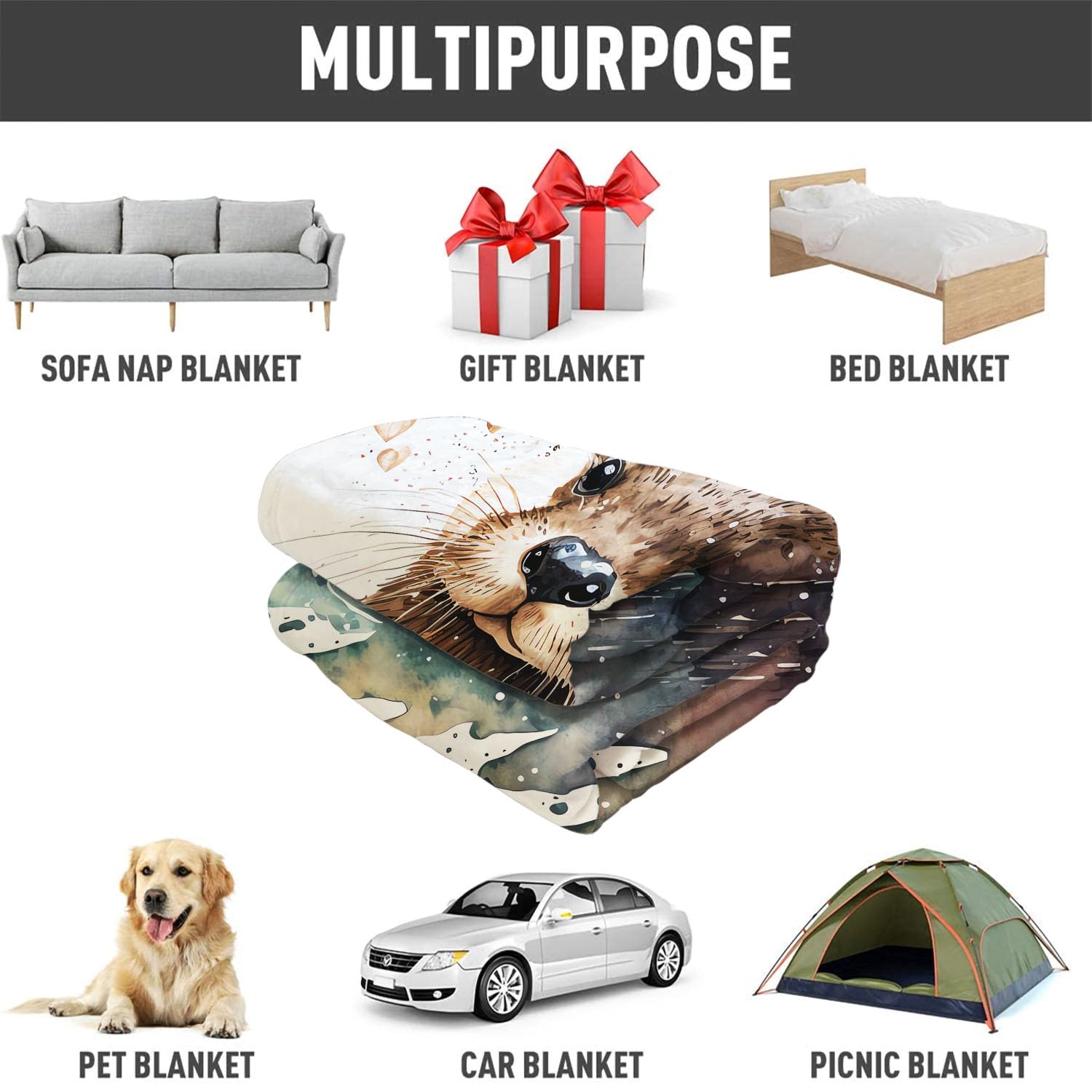 otter zelt Rstick Otter-Decke, niedliche Tier-Fleecedecke, weich, flauschig, Plüsch, Überwurfdecken für Couch, Bett, 127 x 152,4 cm Küche, Haushalt & Wohnen Was bedeutet MTB? Geschichte Model:VSM Size:PCH-C-761XH The hub also features