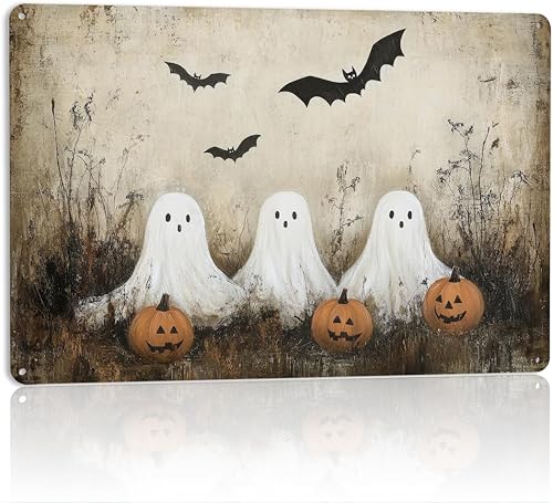 Miniatura 17 de Decoración de Baño de Halloween Arte de Pared de Baño Fantasma Gótico de Halloween Decoración del Hogar Espeluznante Interior Exterior Regalos