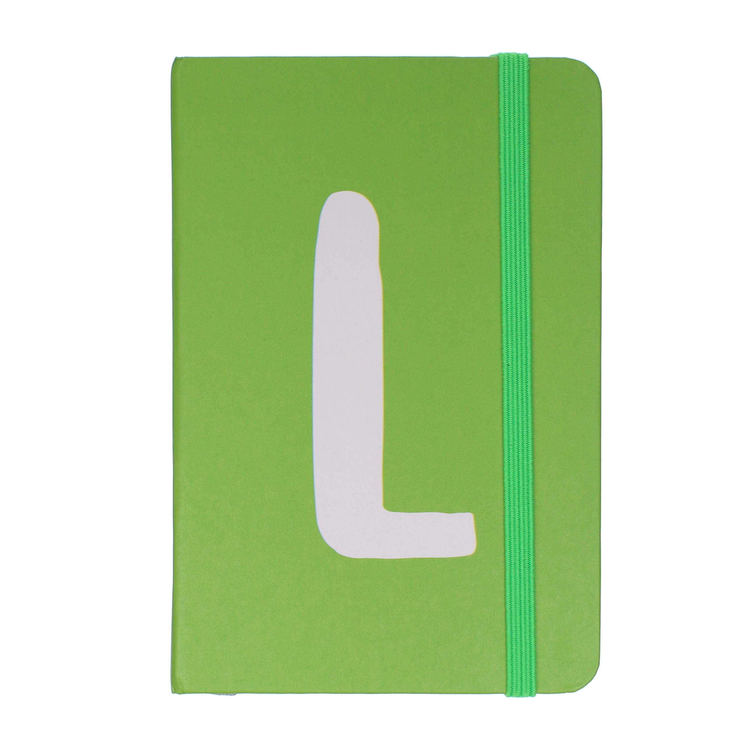 Personalised Monogram Initial A6 Hardback Ruled Pocket Notebook Letter L โ image 1