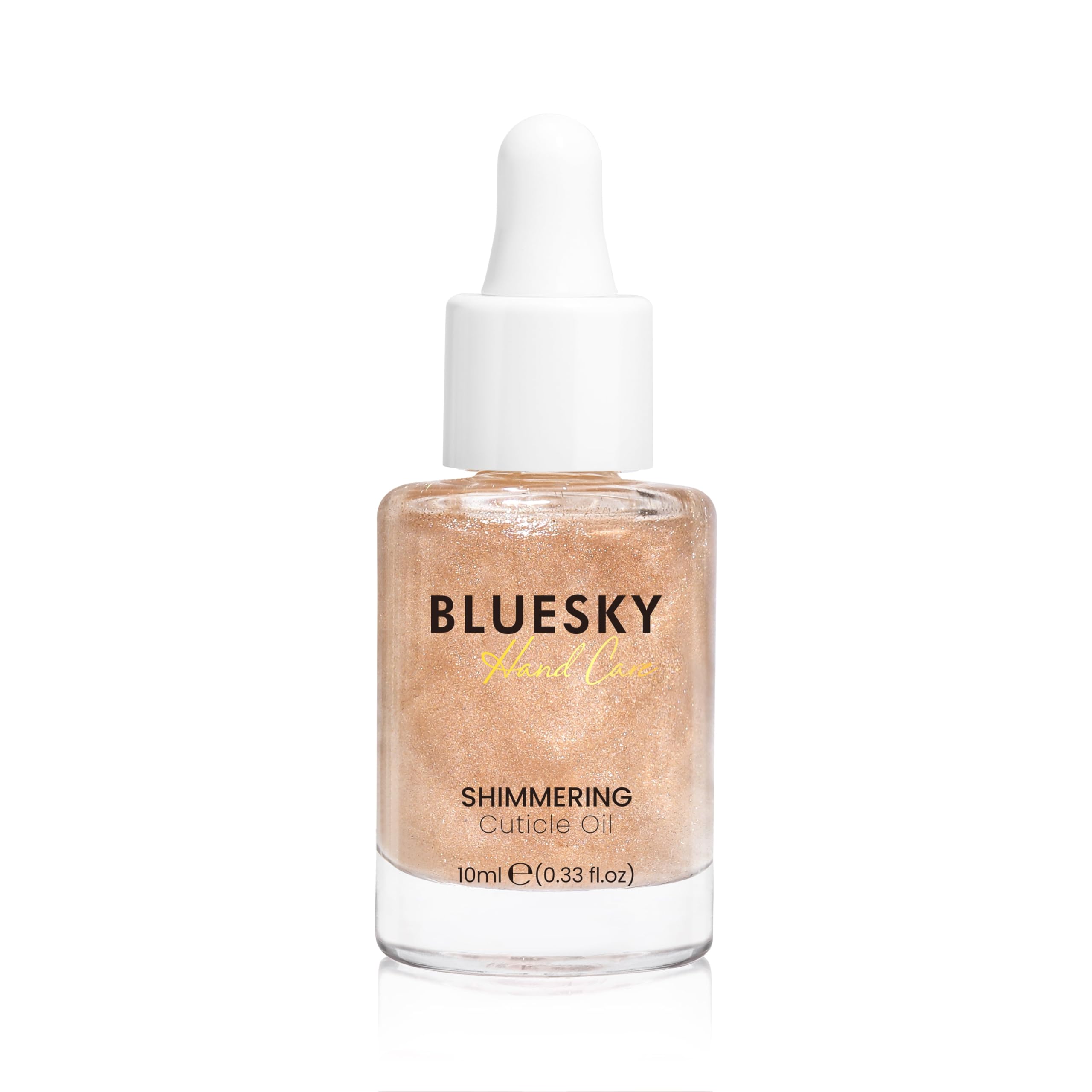 Bluesky Shimmering Cuticle Oil for Nails 10ml, Nail Oil with Jojoba Vitamin E