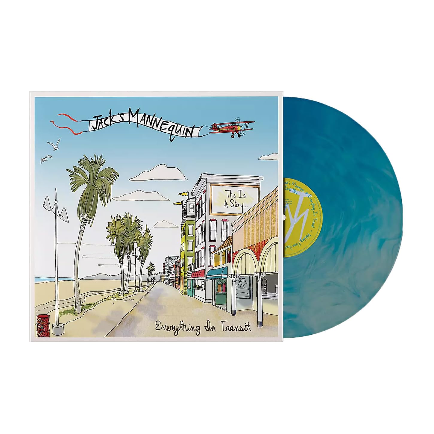 Everything In Transit Aqua Coke Bottle Clear Galaxy Jack's Mannequin