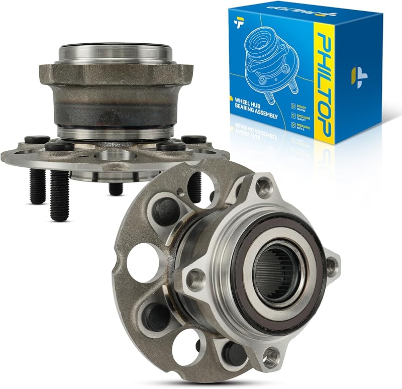 Conjunto de cubo e rolamento de roda traseira PHILTOP 512345 para Honda CR-V – 2 unidades