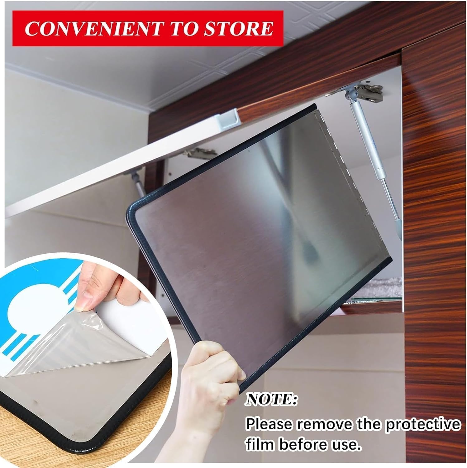 2 Sided Foldable Stainless Steel Splatter Guard, Steel Grease Splatter Guard 2 Pieces, Cooktop Oil Baffle, Oil Splatter Screens for Frying