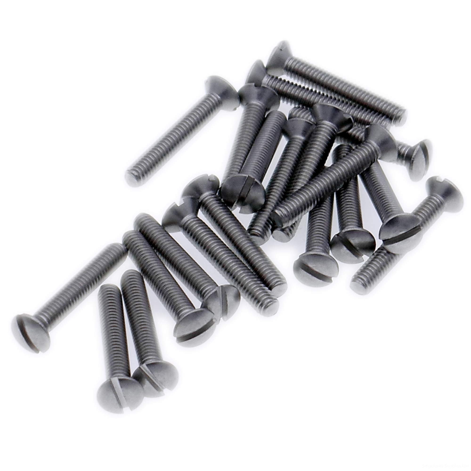 Singularity Supplies M5 (5Mm X 18Mm) Slot Raised Countersunk Machine Screw (Bolt) - Stainless Steel (A2) (Pack Of 20)