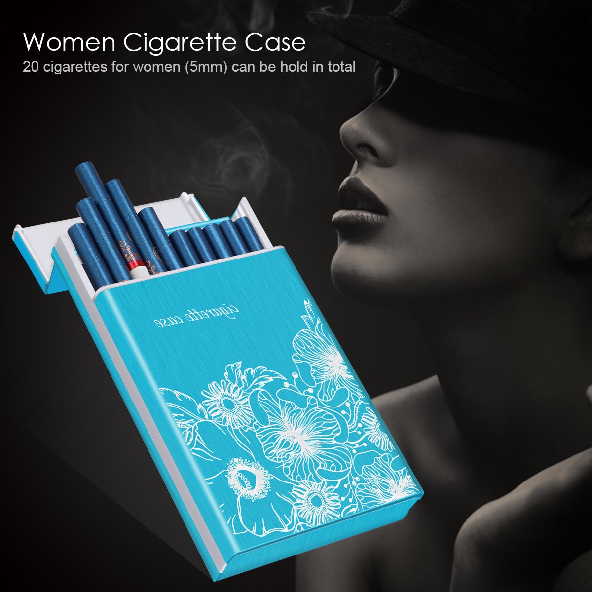 ladies cigarette name Padgene Women's Cigarette Box, Holds 20 Thin Cigarettes Case Box Automatic  Shells Portable Cigarette Holder for Ladies Women's Gift : Amazon.in: Bags,  Wallets and Luggage