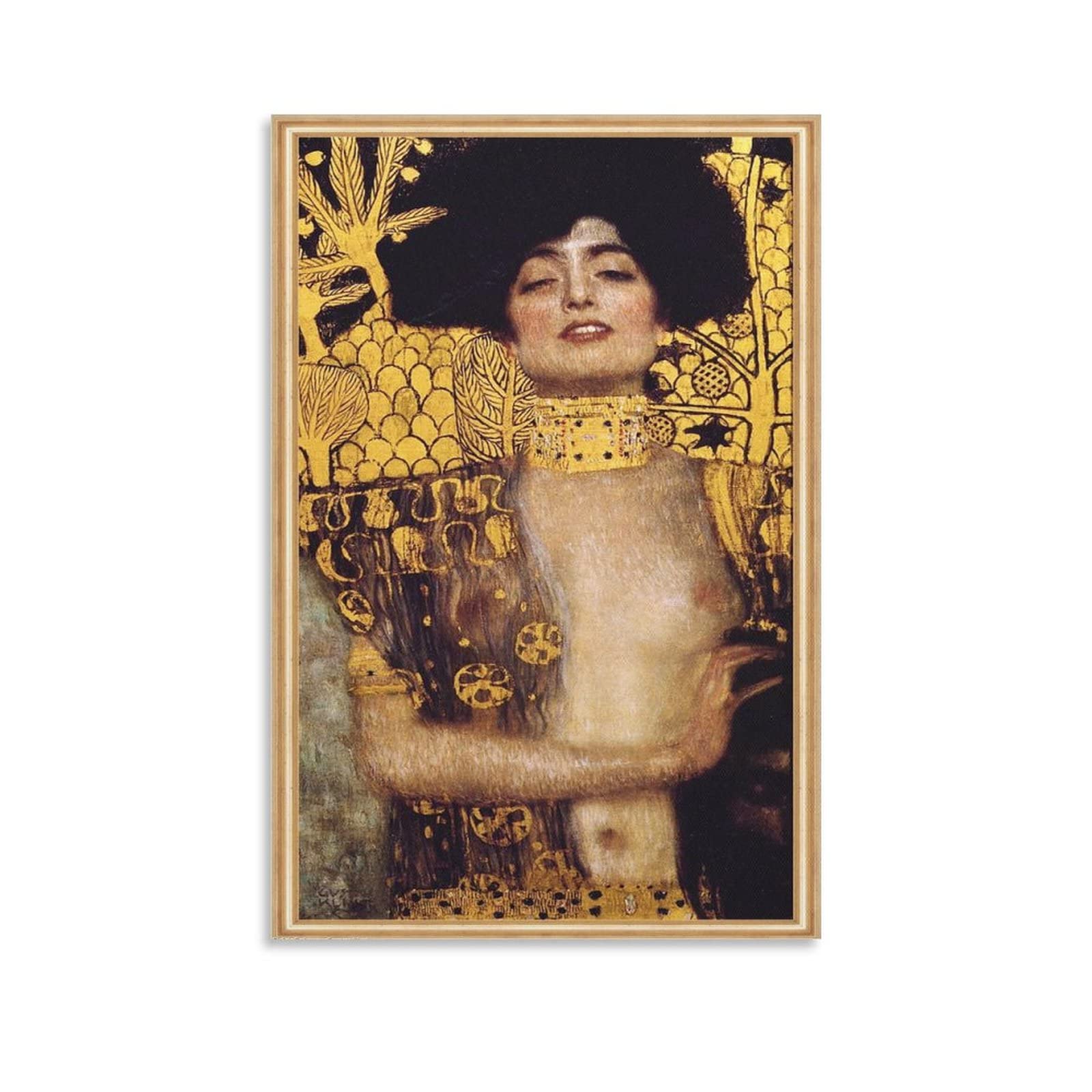 Amazon.co.jp: Gustav Klimtグスタフ・クリムト画家の作品「ユディトと  