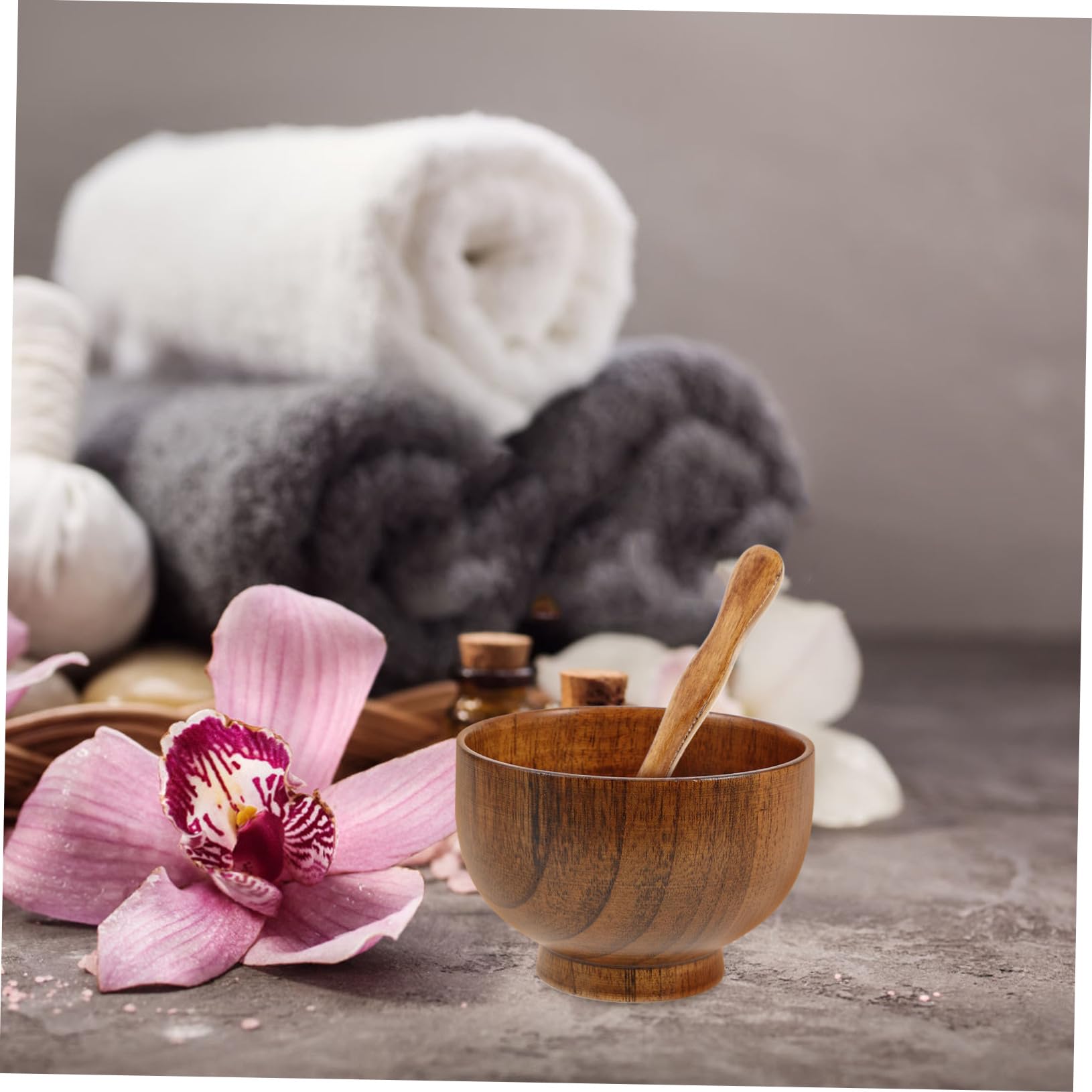 Healeved 4sätze Holz-masken-schalen Und Rührwerkzeugen Für - Hautfreundliche Beauty-zubehör Für Ihre Persönliche Pflege Praktisch Für Reisen Und Einfache Anwendung