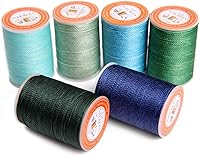 Vista 18 de FANDOL Cordón de poliéster encerado, cuerdas recubiertas de cera, impermeable, hilo redondo recubierto de cera para pulseras trenzadas, accesorios