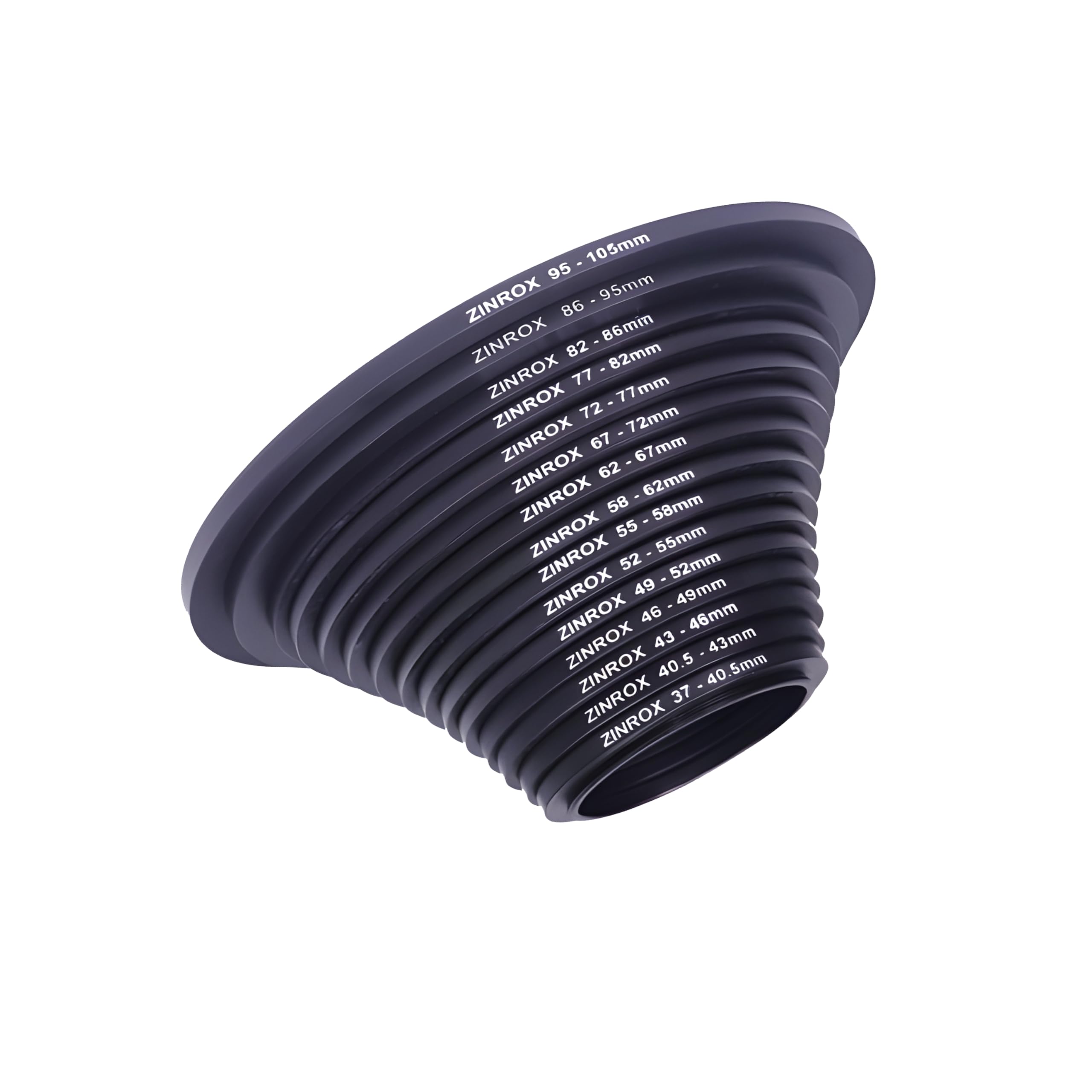 37mm to 105mm Stepping Up Ring Filter Adapter Set of 15-Pieces Lens Filter Adapter Step Up Rings Made in India