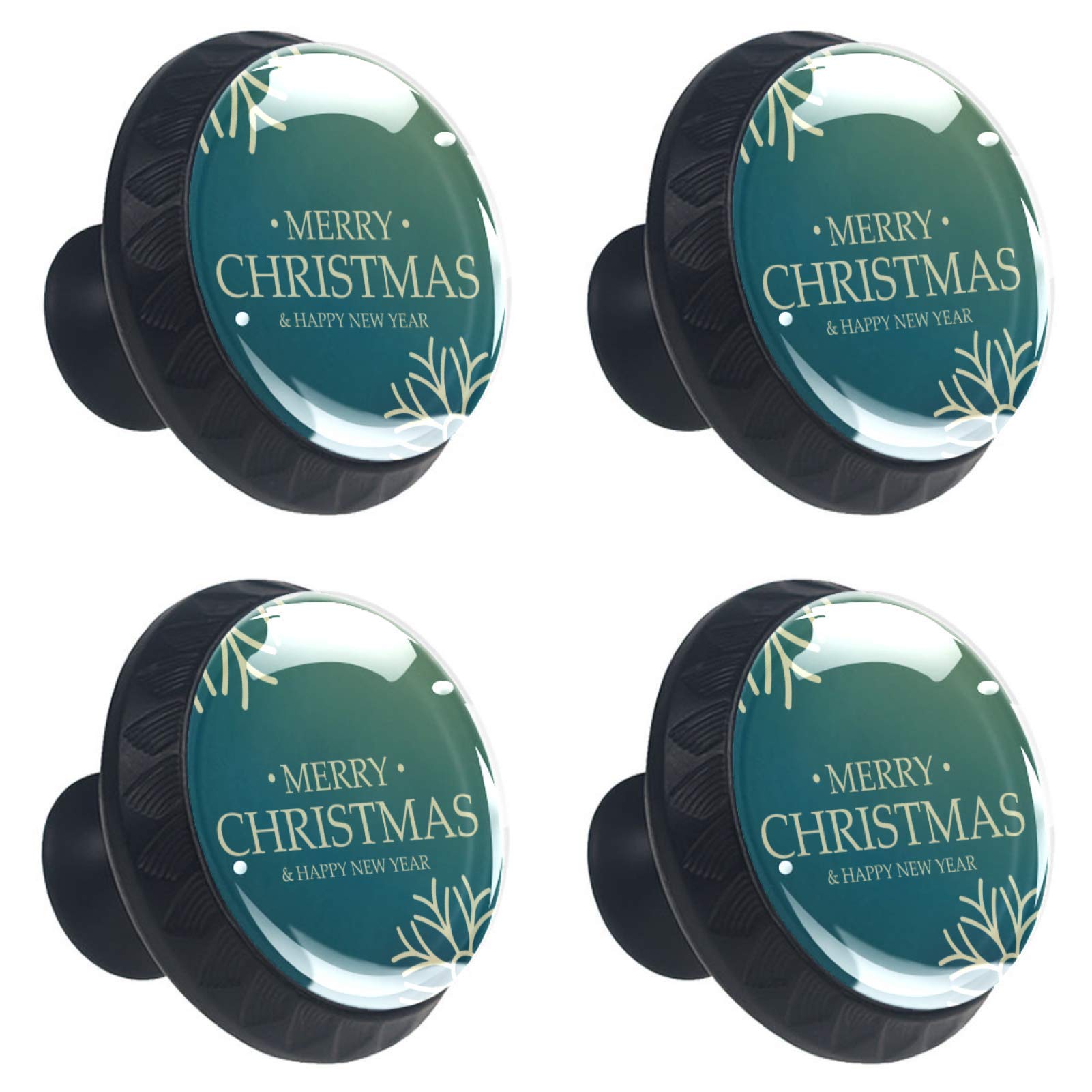 Boutons de tiroir en cristal vert et or 30mm pour sublimer vos meubles de salon